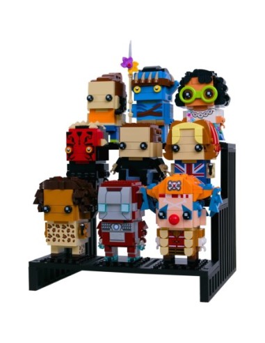 Podstawka pod figurki Lego BrickHeadz - 9 miejsc - ekspozytor - NA PREZENT
