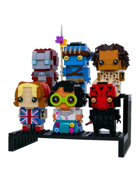 Podstawka pod figurki Lego BrickHeadz - 6 miejsc - ekspozytor - NA PREZENT