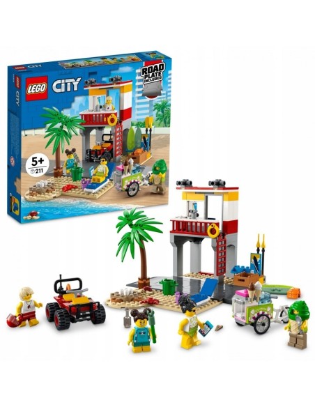 LEGO City 60328 Stanowisko ratownicze na plaży