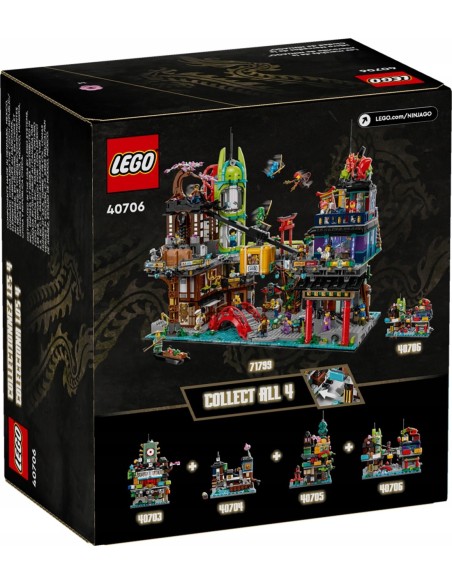 Klocki LEGO NINJAGO 40706 Mikrorynek miejski NINJAGO