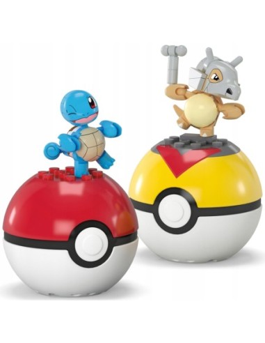Klocki konstrukcyjne MEGA Pokémon Squirtle i Cubone HXP15