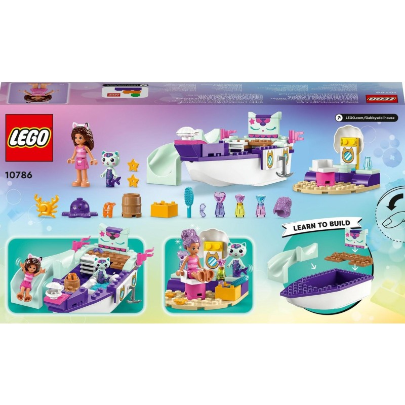 LEGO 10786 Koci domek Gabi - Statek i spa Gabi i Syrenkotki