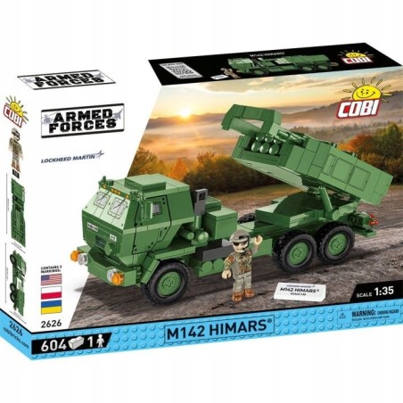 Klocki konstrukcyjne Cobi M142 Himars 604 elementy plastikowe 8 lat+
