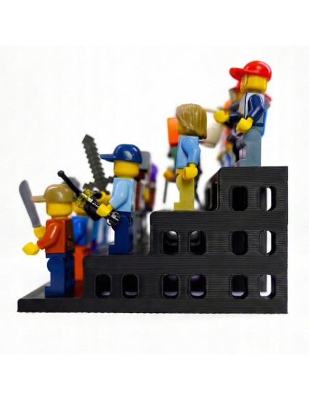 Podstawka pod 16 figurek Lego - ekspozytor - NA PREZENT DLA FANA
