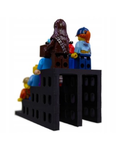 Podstawka pod 8 figurek Lego - ekspozytor - NA PREZENT DLA FANA