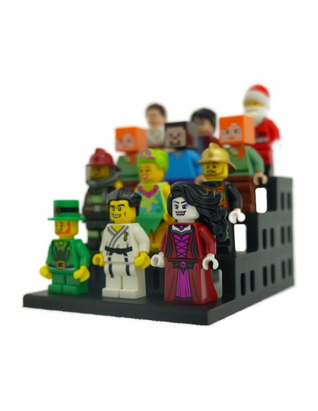 Podstawka pod 12 figurek Lego - ekspozytor - NA PREZENT DLA FANA
