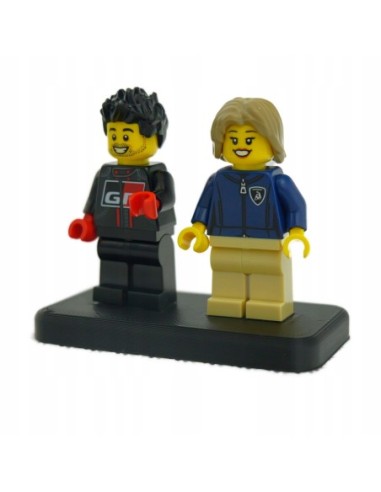 Podstawka pod 2 figurki Lego - ekspozytor - NA PREZENT DLA FANA