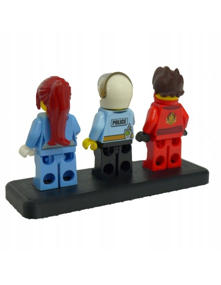 Podstawka pod 3 figurki Lego - ekspozytor - NA PREZENT DLA FANA