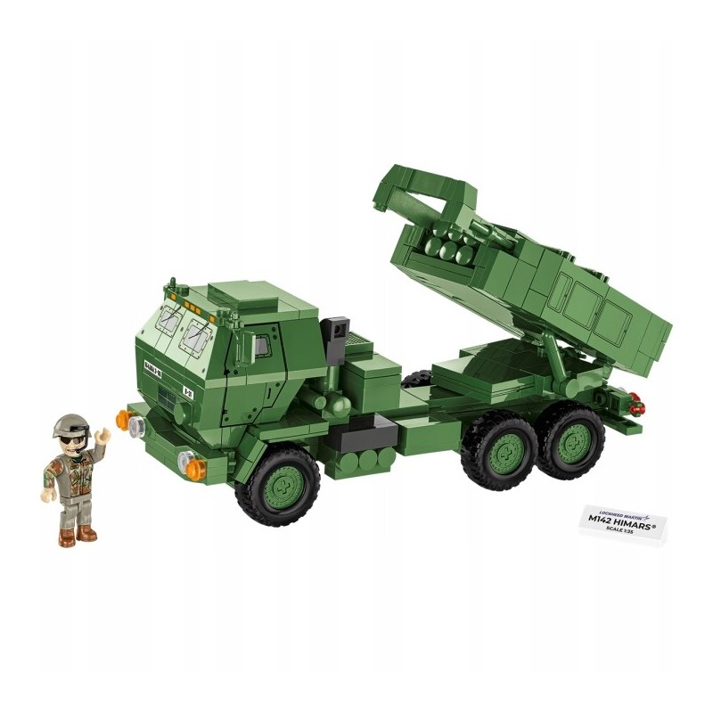 Klocki konstrukcyjne Cobi M142 Himars 604 elementy plastikowe 8 lat+