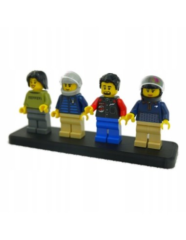 Podstawka pod 4 figurki Lego - ekspozytor - NA PREZENT DLA FANA