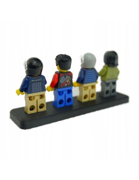Podstawka pod 4 figurki Lego - ekspozytor - NA PREZENT DLA FANA
