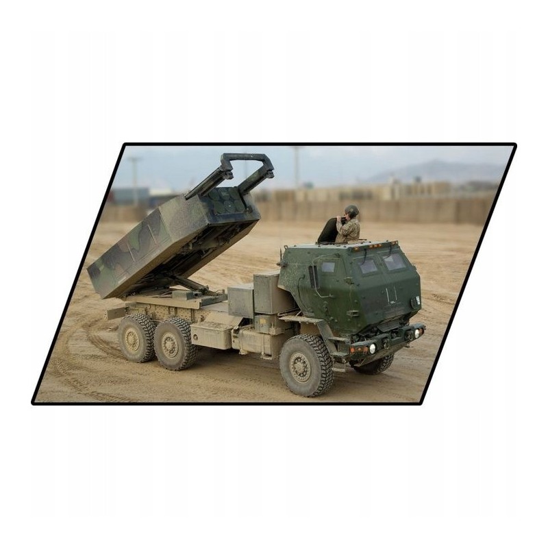 Klocki konstrukcyjne Cobi M142 Himars 604 elementy plastikowe 8 lat+