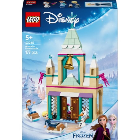 LEGO 43278 Disney - Miniaturowy zamek w Arendelle i lodowy pałac Elzy
