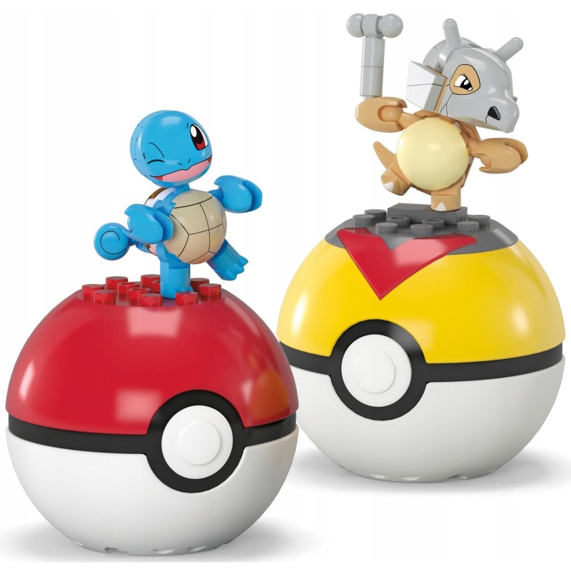 Klocki konstrukcyjne MEGA Pokémon Squirtle i Cubone HXP15