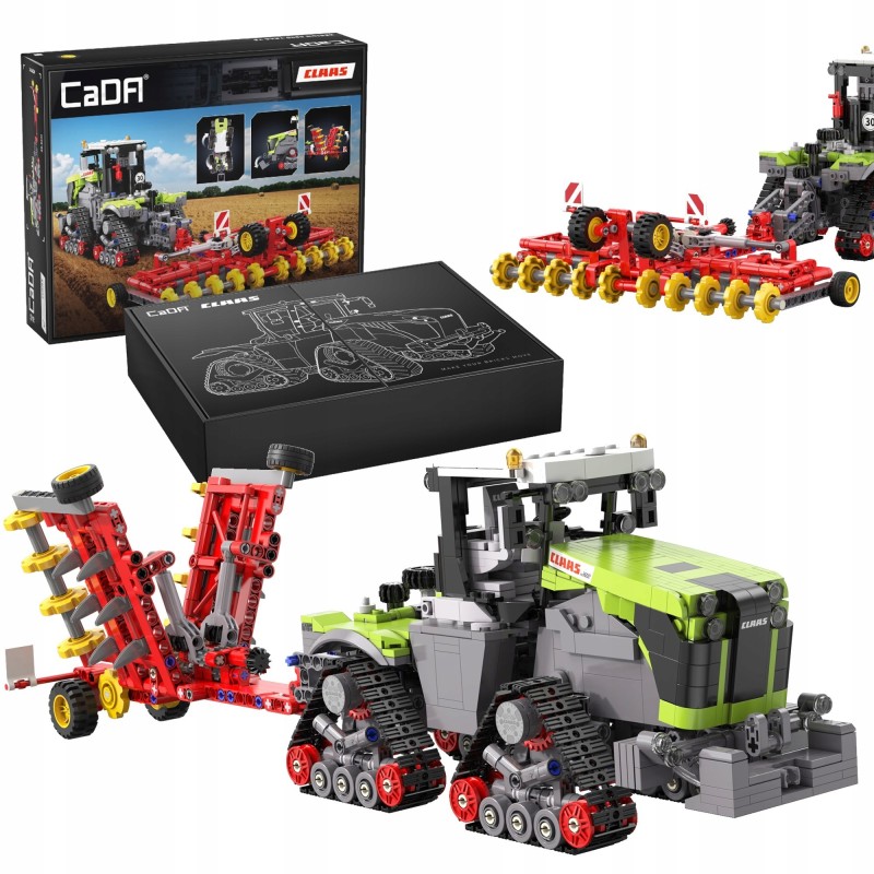 Klocki Cada Traktor CLAAS XERION 5000 Trac TS 1336 elementów C65012W 1:32