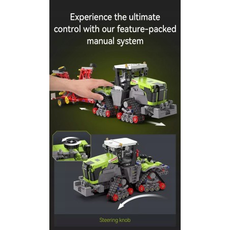 Klocki Cada Traktor CLAAS XERION 5000 Trac TS 1336 elementów C65012W 1:32