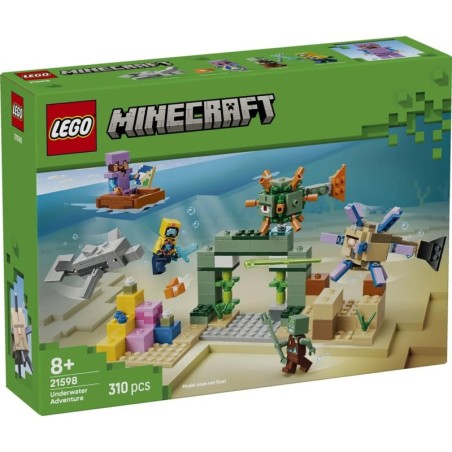 LEGO Minecraft 21598 Podwodna Przygoda