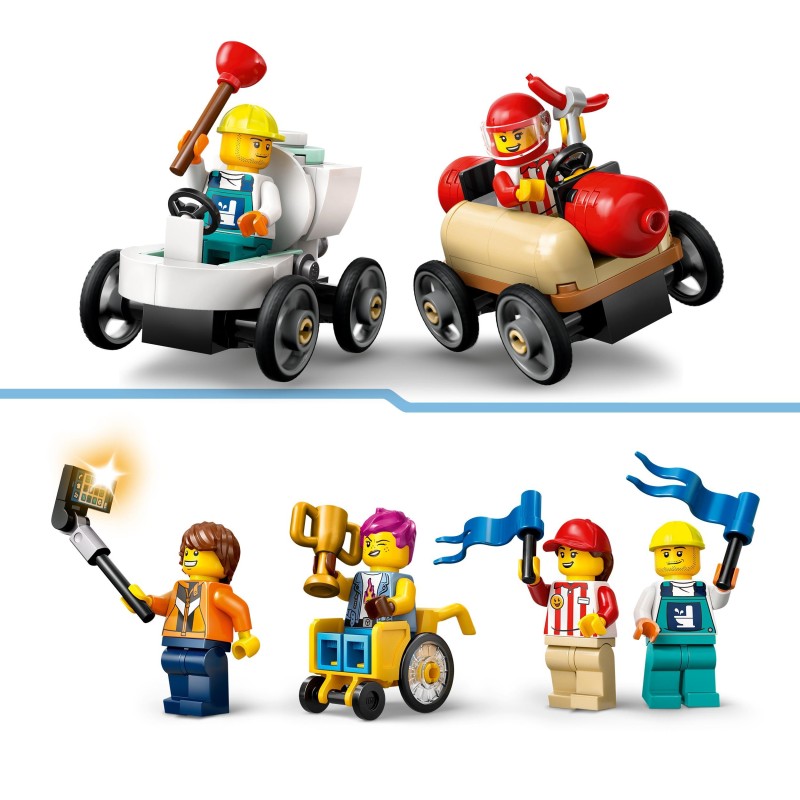 LEGO City 60460 Bez Granic: Tor z Rampami dla Wyścigówek