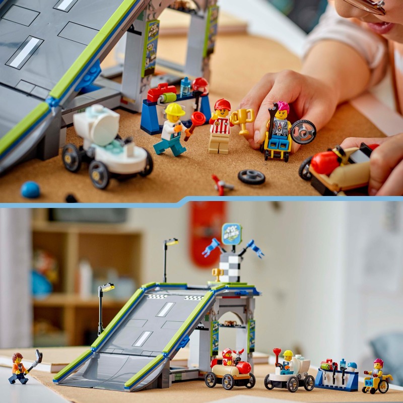 LEGO City 60460 Bez Granic: Tor z Rampami dla Wyścigówek