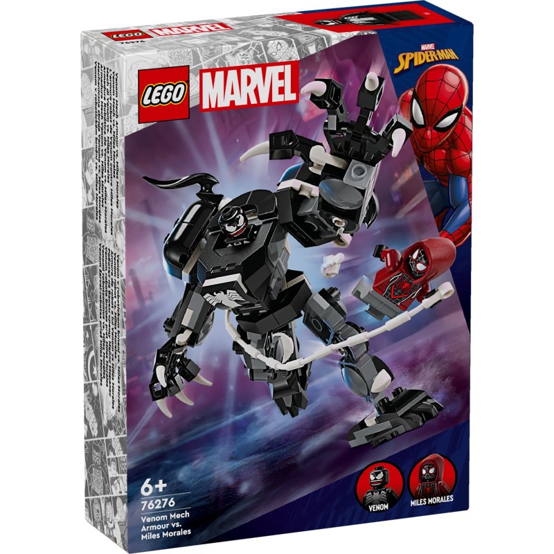 LEGO Marvel Super Heroes Mechaniczna zbroja Venoma vs. Miles Morales 76276