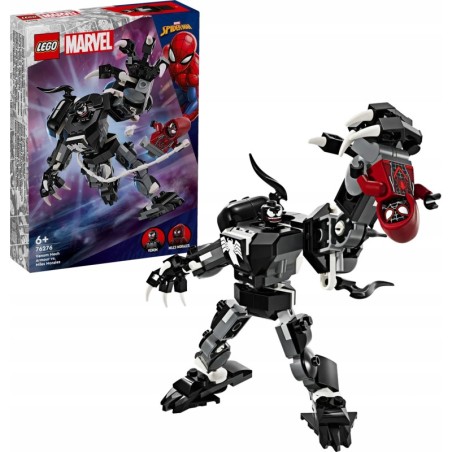 LEGO Marvel Super Heroes Mechaniczna zbroja Venoma vs. Miles Morales 76276