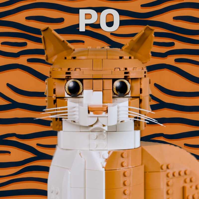 Wąsy dla kota Lego - wibrysy - 21349 - 21376