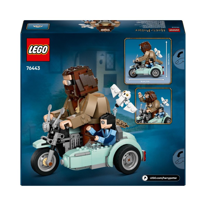LEGO Harry Potter 76443 Motocyklowa przejażdżka Hagrida i Harry’ego