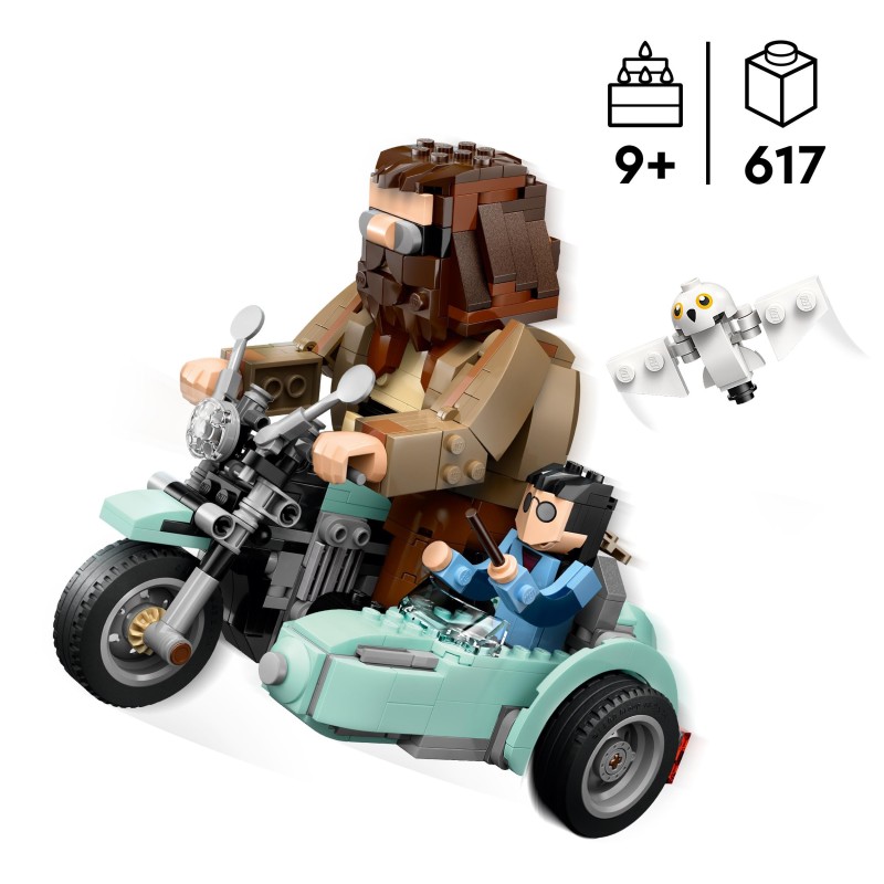 LEGO Harry Potter 76443 Motocyklowa przejażdżka Hagrida i Harry’ego
