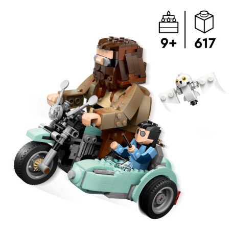 LEGO Harry Potter 76443 Motocyklowa przejażdżka Hagrida i Harry’ego