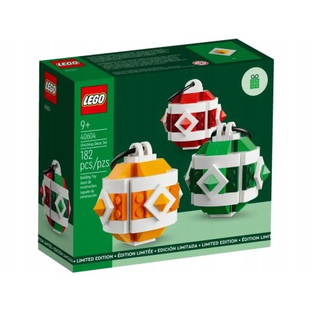 LEGO GWP 40604 Świąteczne bombki na choinkę 3 sztuki