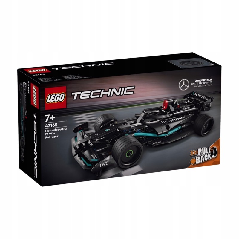 Lego Technic 42165 Samochód Mercedes AMG F1 W14 E Napęd Pull-back Auto