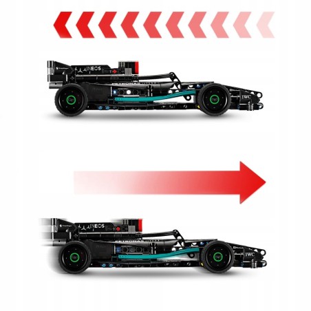 Lego Technic 42165 Samochód Mercedes AMG F1 W14 E Napęd Pull-back Auto
