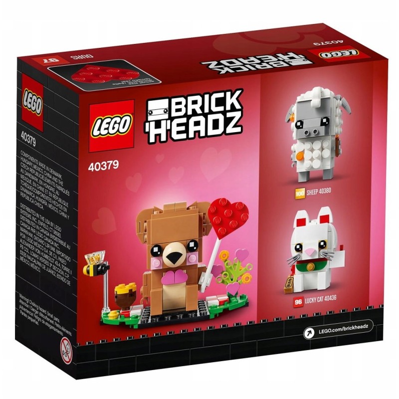 LEGO BrickHeadz 40379 Walentynkowy miś