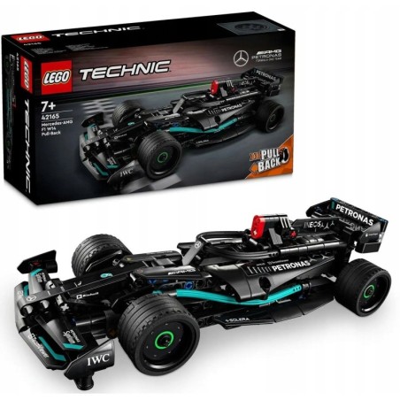 Lego Technic 42165 Samochód Mercedes AMG F1 W14 E Napęd Pull-back Auto