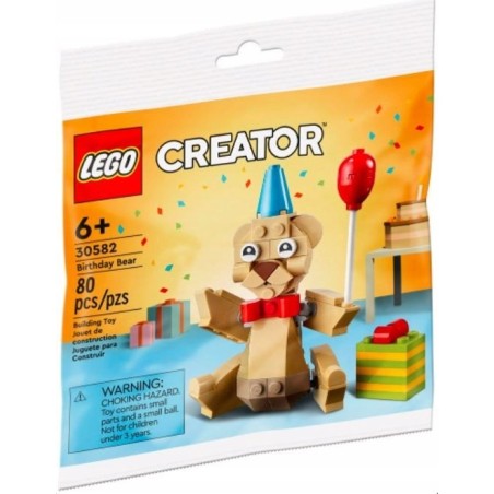 LEGO 30582 Creator - Urodzinowy niedźwiedź