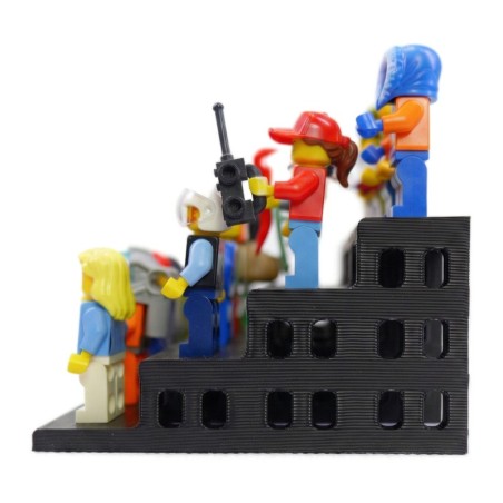 Podstawka pod 20 figurek Lego - ekspozytor - NA PREZENT DLA FANA