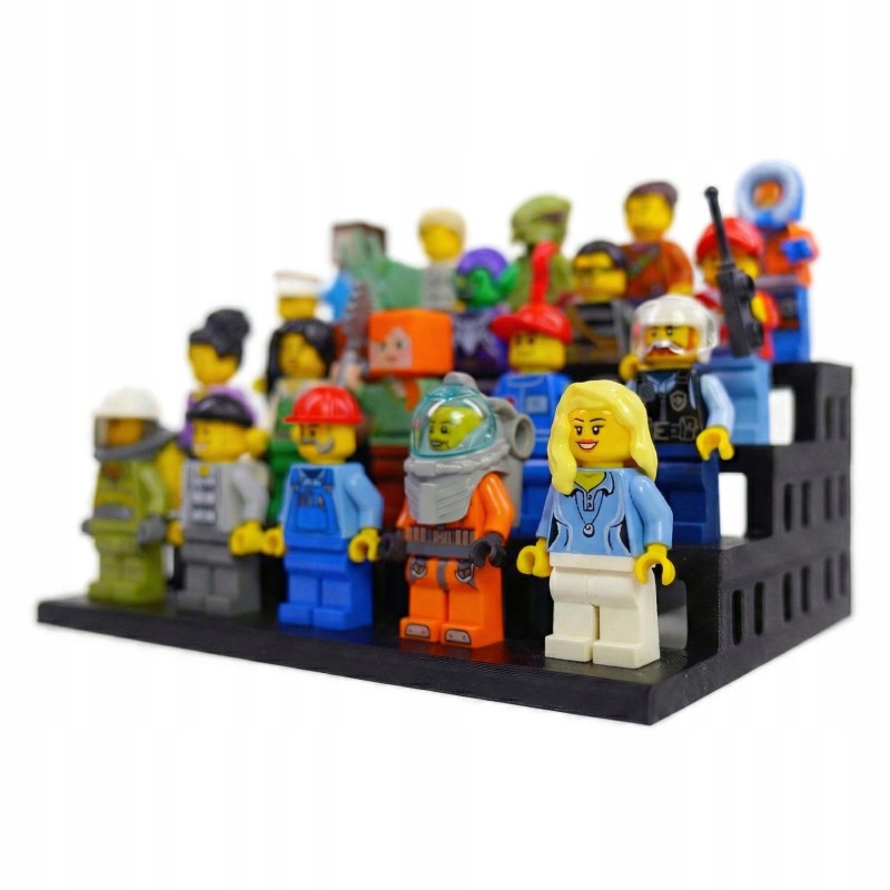 Podstawka pod 20 figurek Lego - ekspozytor - NA PREZENT DLA FANA