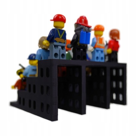 Podstawka pod 16 figurek Lego - ekspozytor - NA PREZENT DLA FANA