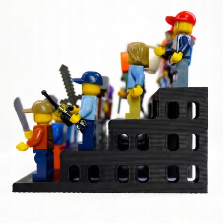 Podstawka pod 16 figurek Lego - ekspozytor - NA PREZENT DLA FANA