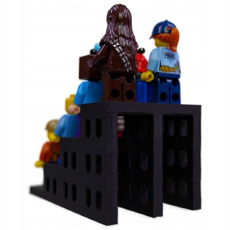 Podstawka pod 8 figurek Lego - ekspozytor - NA PREZENT DLA FANA 2