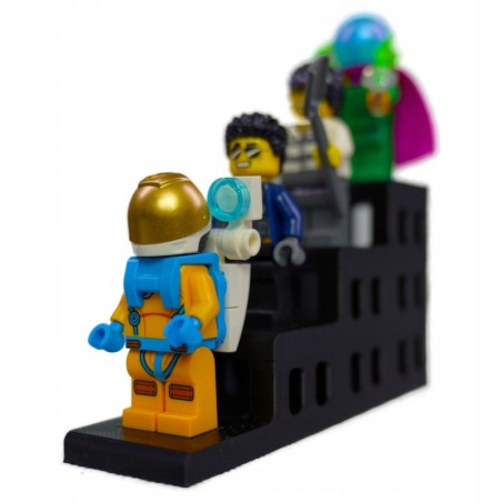 Podstawka pod 4 figurki Lego - ekspozytor - NA PREZENT DLA FANA