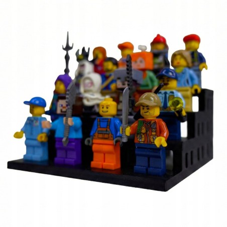 Podstawka pod 4 figurki Lego - ekspozytor - NA PREZENT DLA FANA