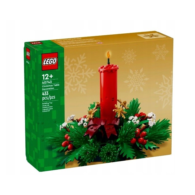 LEGO 40743 Świąteczna dekoracja stołu