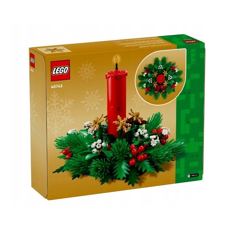 LEGO 40743 Świąteczna dekoracja stołu