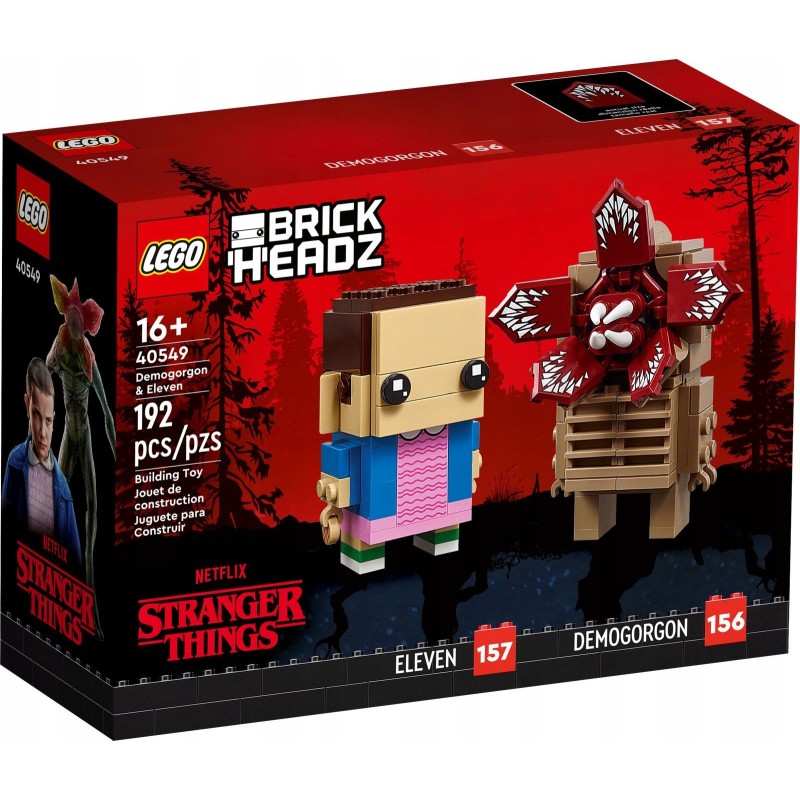 LEGO 40549 BrickHeadz Demogorgon i Jedenastka