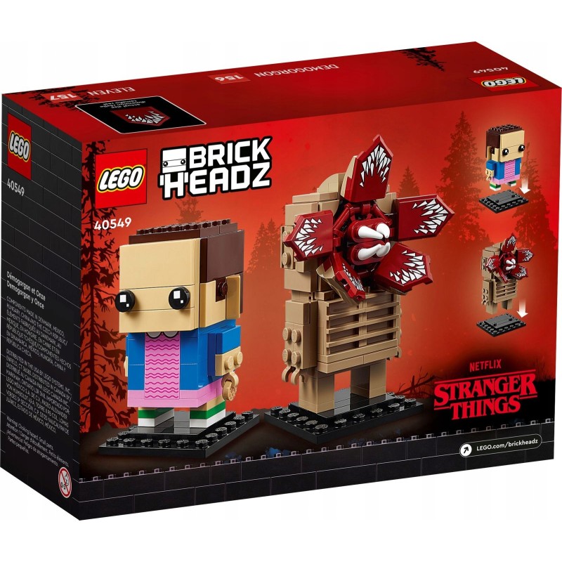 LEGO 40549 BrickHeadz Demogorgon i Jedenastka 2