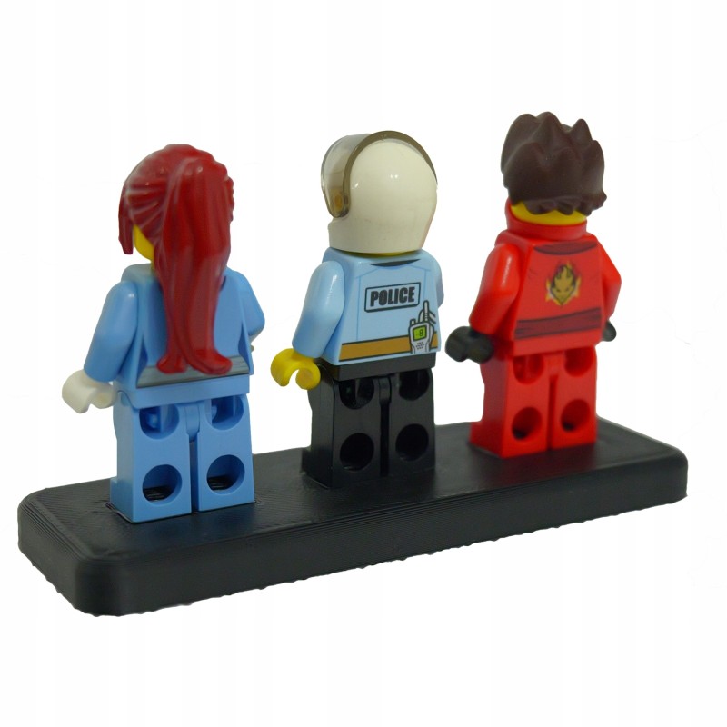 Podstawka pod 3 figurki Lego - ekspozytor - NA PREZENT DLA FANA
