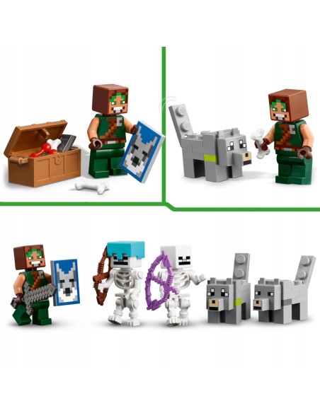 LEGO Minecraft 21261 Wilcza twierdza