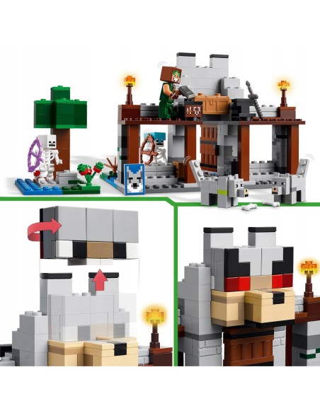 LEGO Minecraft 21261 Wilcza twierdza