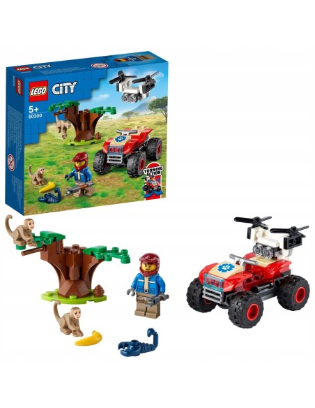 LEGO City 60300 Quad ratowników dzikich zwierząt